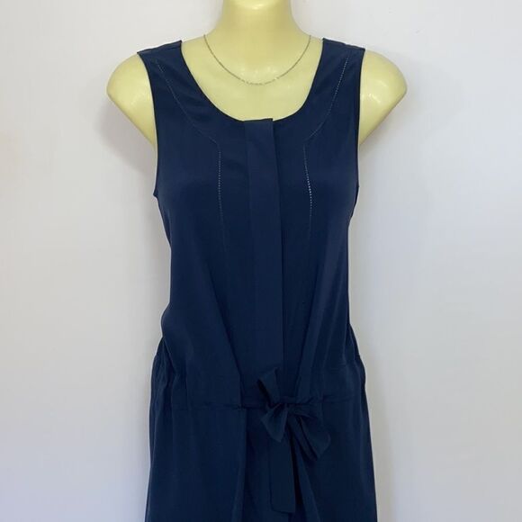 Rag & Bone  Dress Blue Silk Button Down  Shirt Style Excellent~Sz 0~Over… - Picture 4 of 10